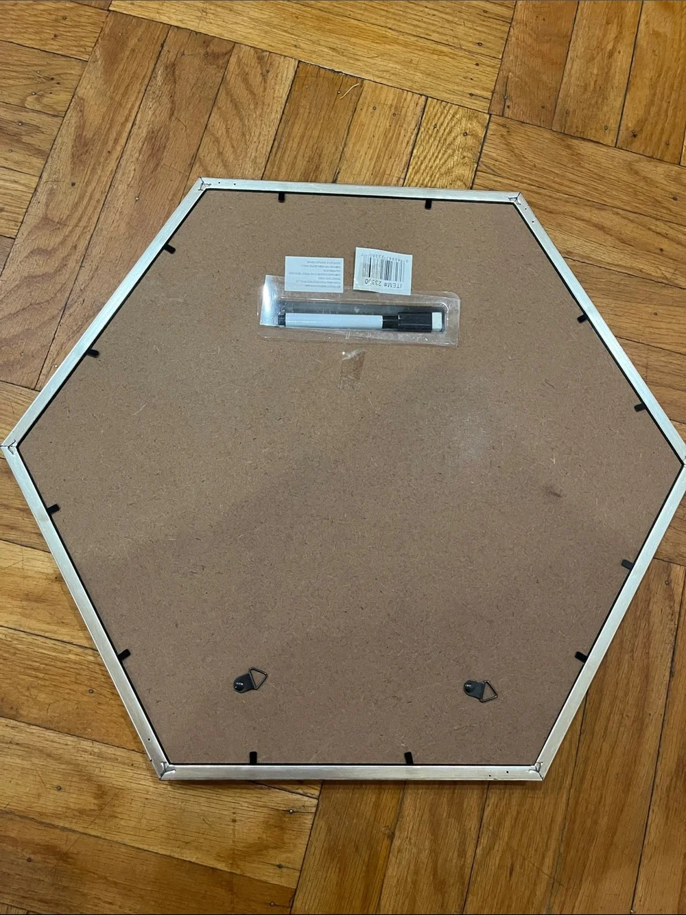 Hexagonal Marble dry erase board
